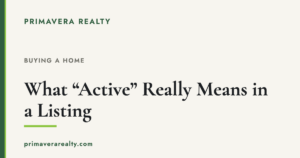Real estate listing status meanings: active, pending, contingent