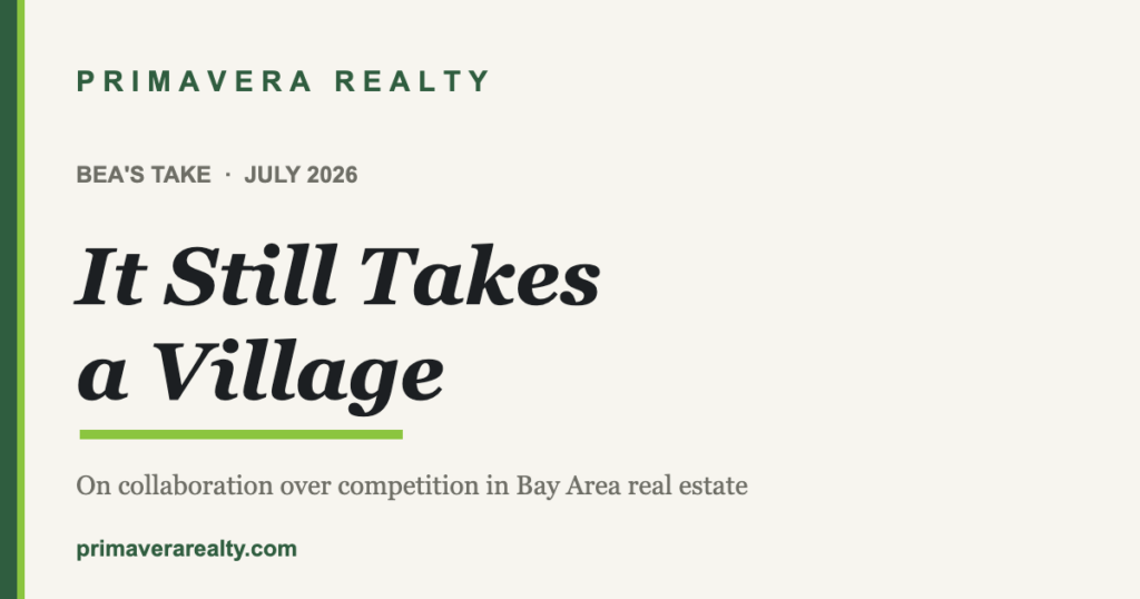 We Were Never Meant to Do This Alone: Collaboration in Real Estate